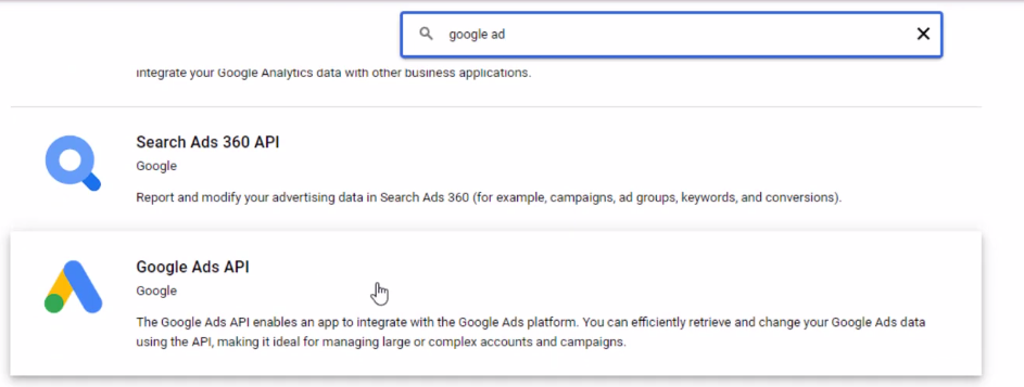 google ads api tutorial